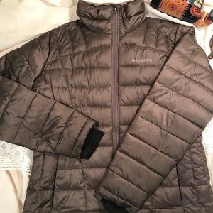 Columbia Thermal Coil down jacket-Gray-Size large